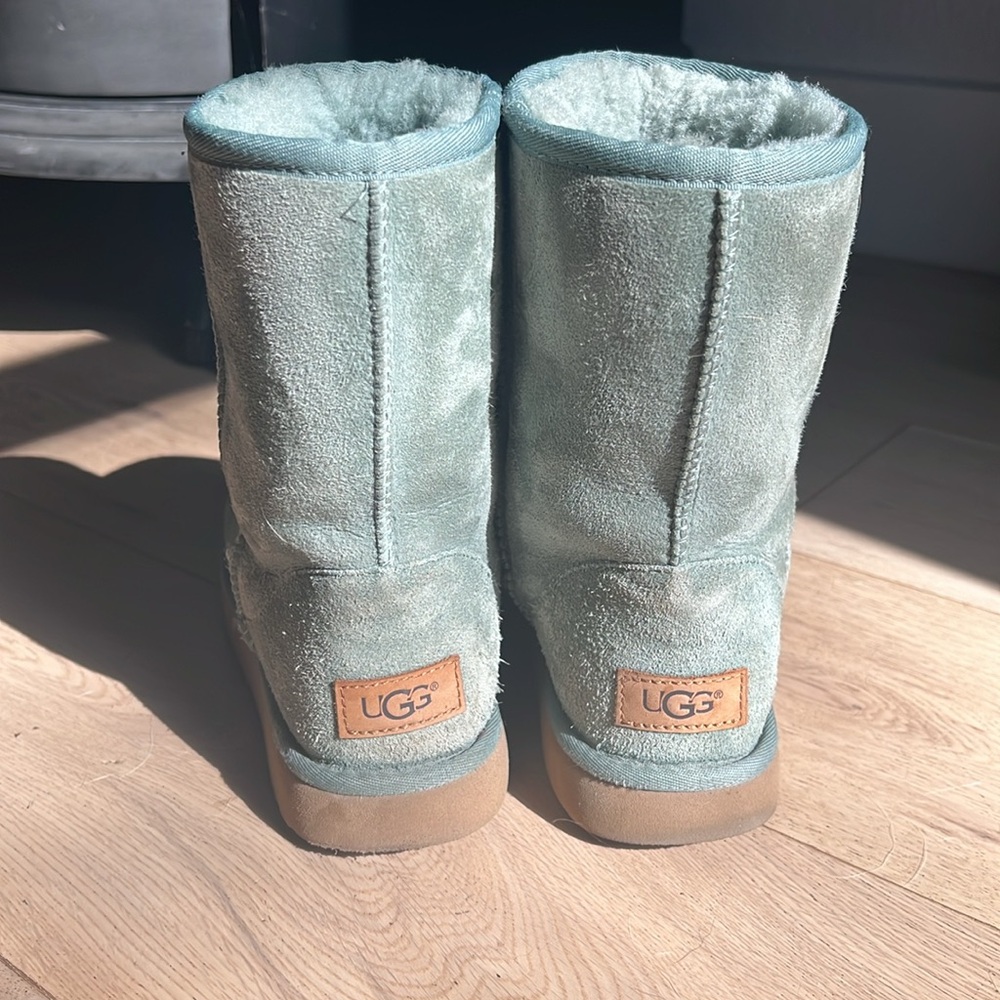 Ugg Classic II Short Boots in Sea Green - Picture 4 of 9